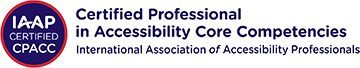 IAAP Certified Professional in Accessibility Core Competencies Logo