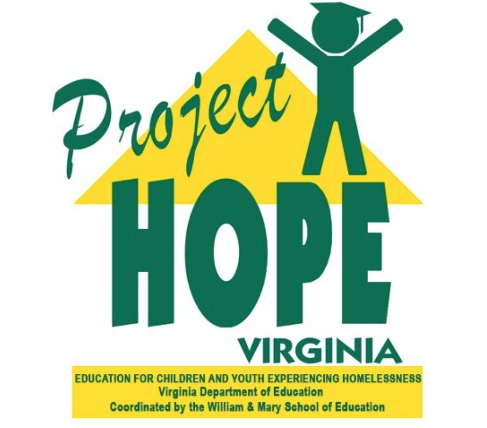 Project Hope Logo, Stick Figure Raising Arms with Graduation Cap On