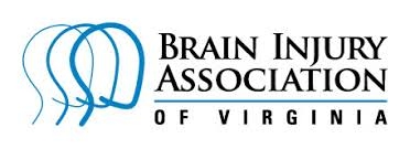 Brain injury association of Virginia logo, depicting the silhouette a human head