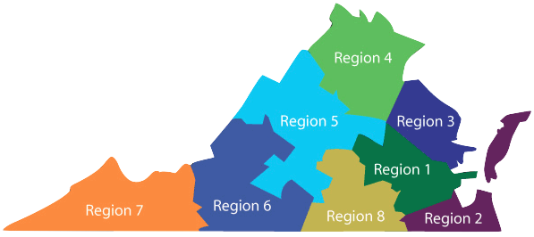 T/TAC Regions Map
