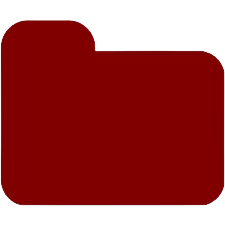 Maroon Folder Icon